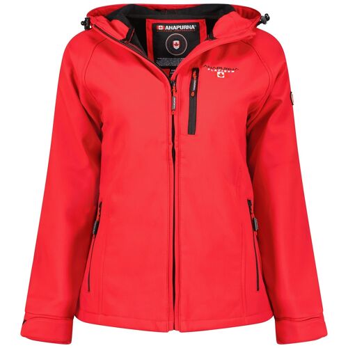 Softshell Femme Avec Capuche Réglable TACER RED ANA LADY 250 MCK