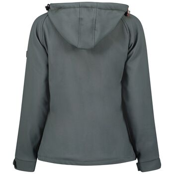 Softshell Femme Avec capuche Reglable TACER DARK GREY ANA LADY 250 MCK 3