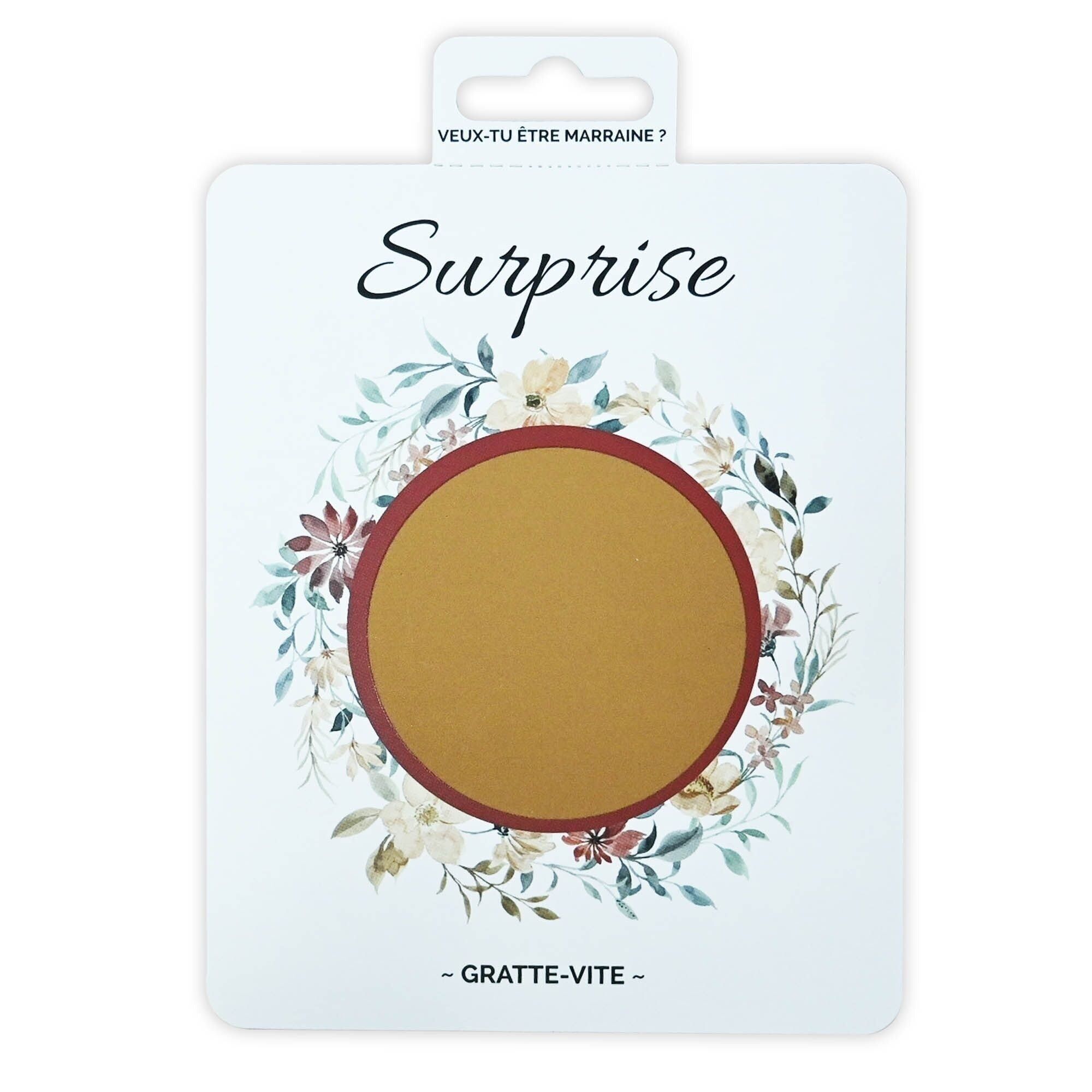 Tarjeta rasca y gana "¿Quieres ser madrina?" »
