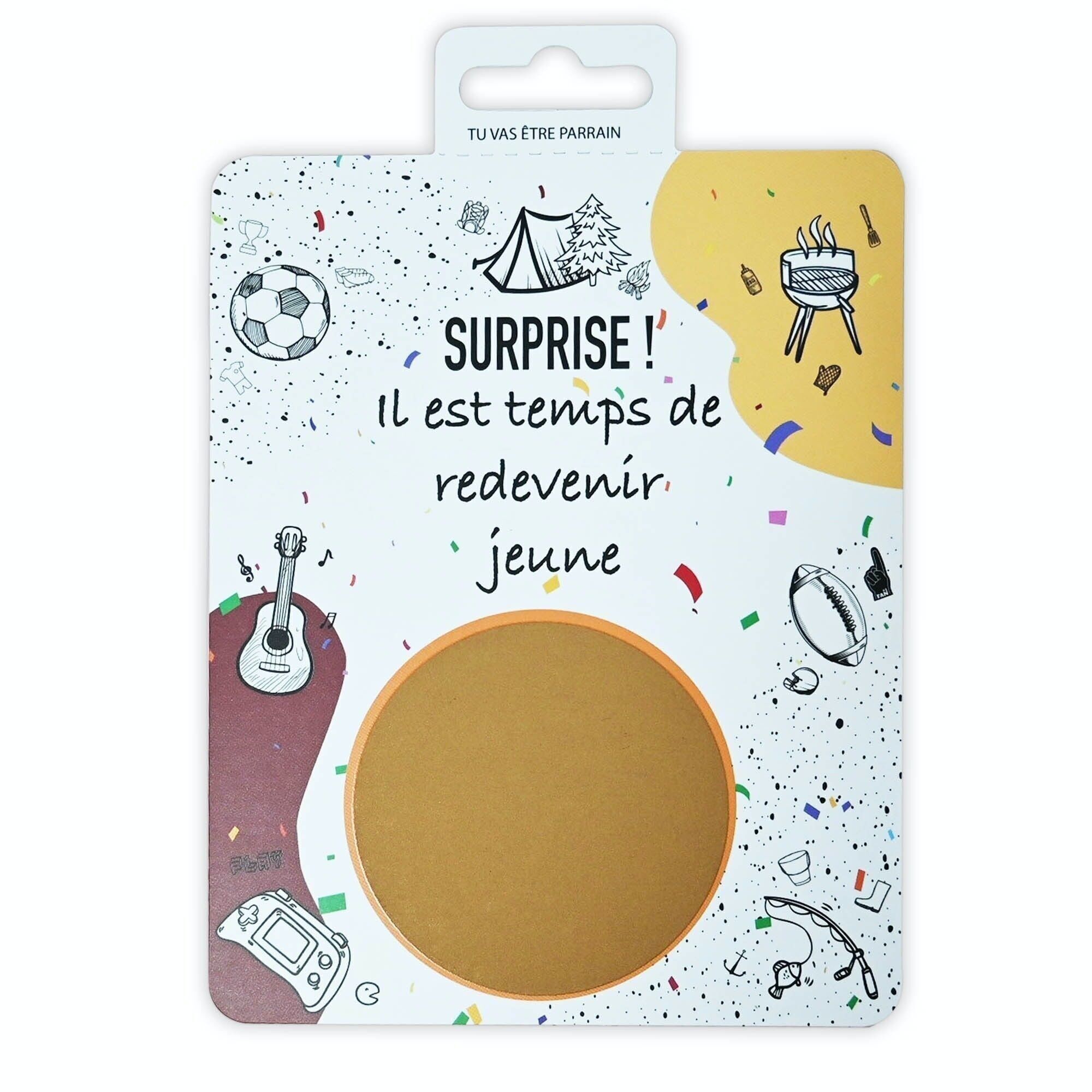 Tarjeta rasca y gana "¿Quieres ser padrino?" »