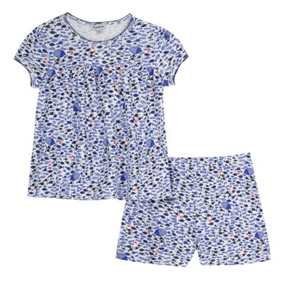 Pyjama imprimé Oeko-Tex® motifs poissons#2W50004|04|4A-6A