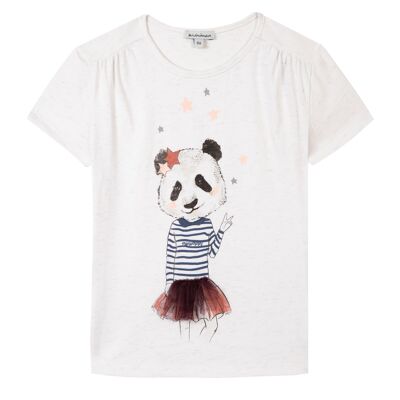 T-shirt manches courtes Oeko-Tex® motif panda#2W10014|01|8A-12A