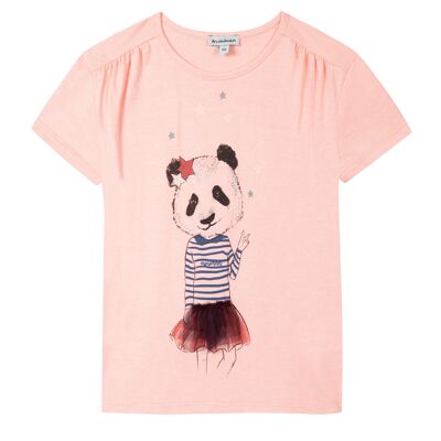 T-shirt manches courtes Oeko-Tex® motif imprimé panda#2W10014|31|4A-6A