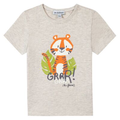 T-shirt manches courtes Oeko-Tex® motif imprimé tigre#2W10031|61