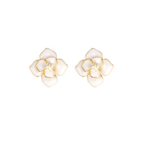 Elegant Camellia earrings with S925