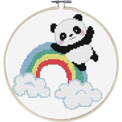 panda arc-en-ciel