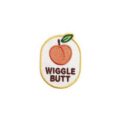 Wiggle Butt iron-on patch for dogs