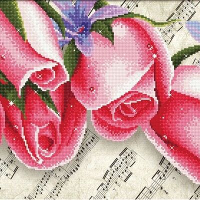 Rosas rosadas y amperio; Música