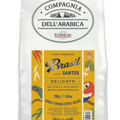 Grain de café Brésil Santos 250 g Compagnia dell'Arabica