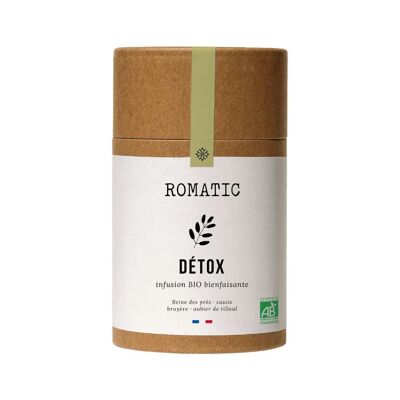 DETOX organic infusion 50g - meadowsweet - blackcurrant leaves - heather flowers - linden sapwood