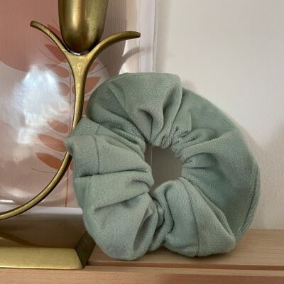 Apple Scrunchie - sea green velvet