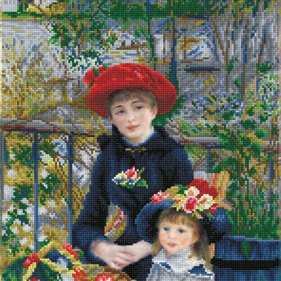 Dos hermanas en la terraza (apres Renoir)