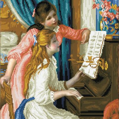 Chica al piano (Renoir)