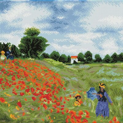 Poppy Fields (after Monet)