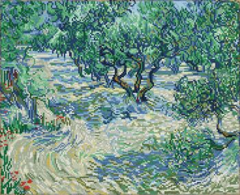 Oliveraie (d'après Van Gogh)