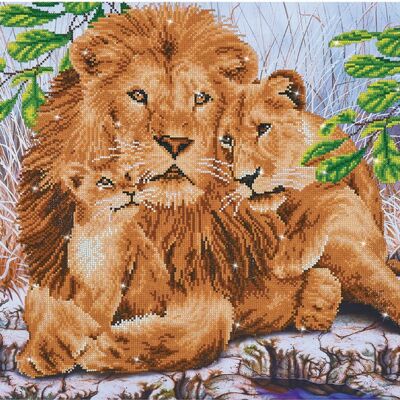 Familia de leones