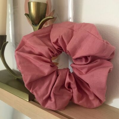 Scrunchie Rosie - medium pink poplin