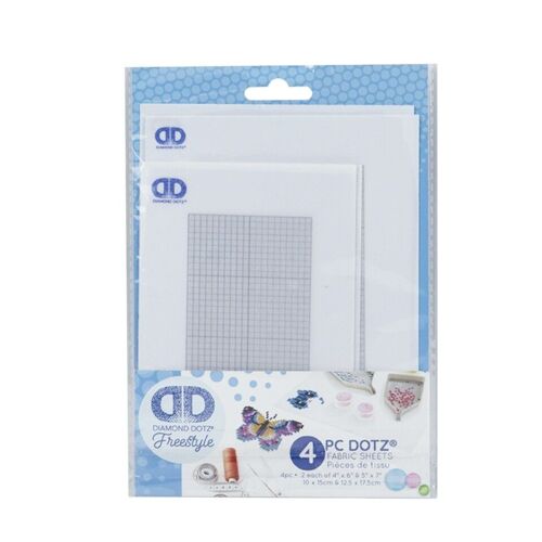 DD FABRIC PACK - GRID WITH ADHESIVE - 5&quot;x 7&quot; &amp; 4&quot;x 6&quot;