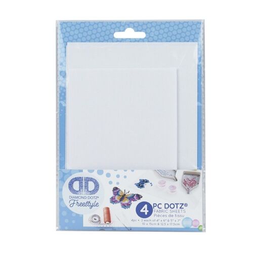 DD FABRIC PACK - PLAIN WITHOUT ADHESIVE - 5&quot;x 7&quot; &amp; 4&quot;x 6&quot;