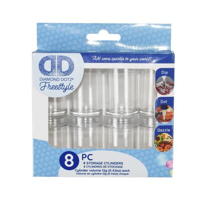 DOTZ ® FREESTYLE EMPTY CYLINDERS 8 Pack