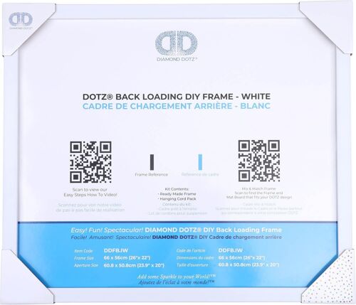 BACK LOADING FRAME I WHITE - 66.00 x 56.00 cm