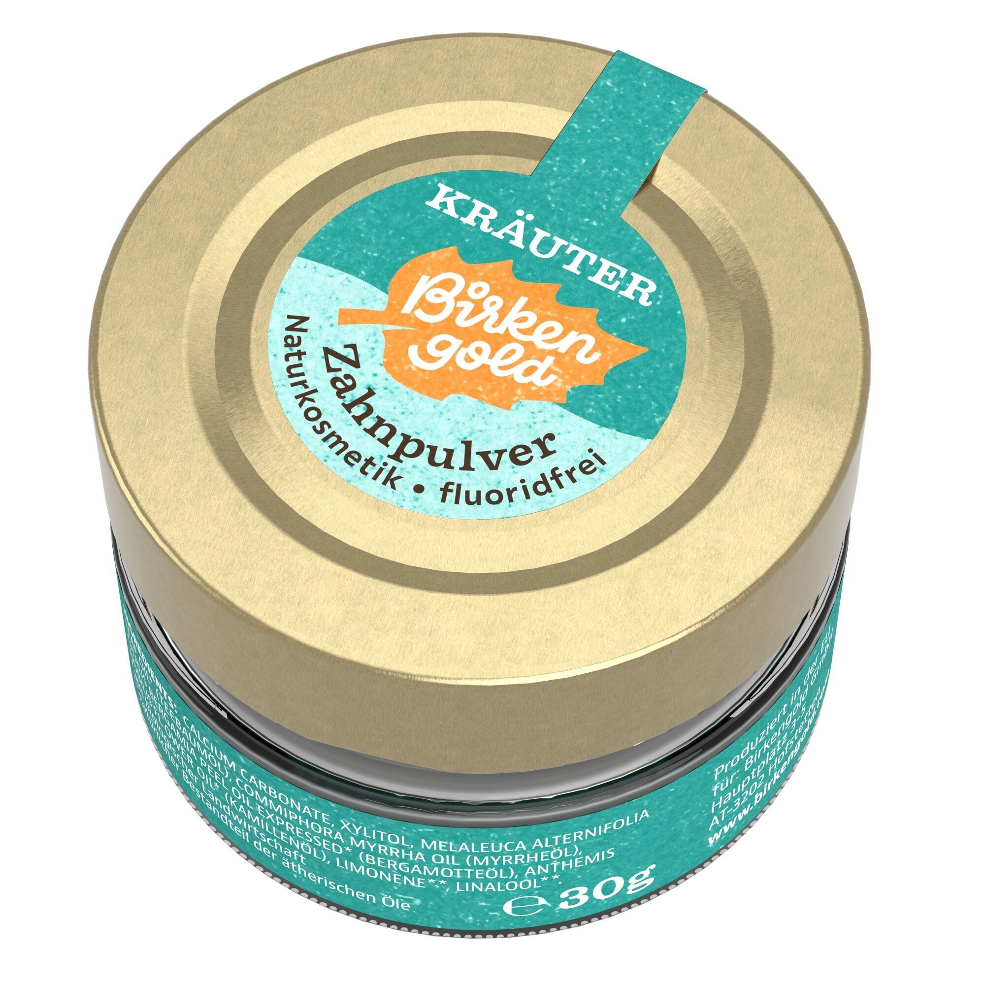 Birkengold Zahnpulver Kräuter 30g