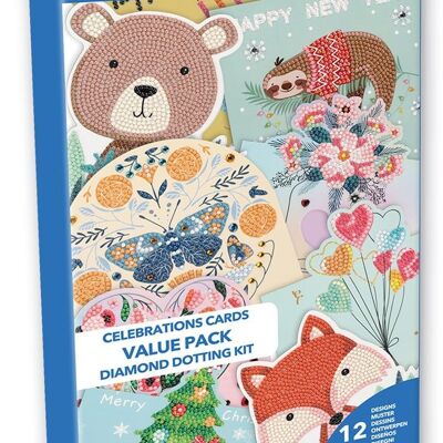 Greeting Cards Variety Value Pack 12 Cards