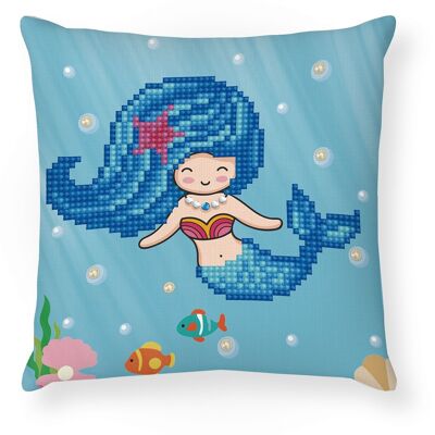 Pearl Swimmer Mini Pillow