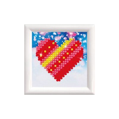 Patchwork Heart DD Kit with Frame