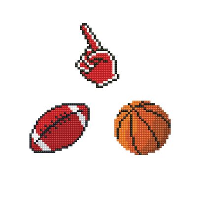 FAN - Pallone da calcio - Palla da basket - Mano del ventaglio