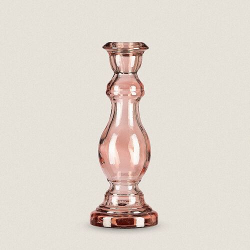 Kerzenständer "Eduarda" - 20 cm - 100 % Altglas