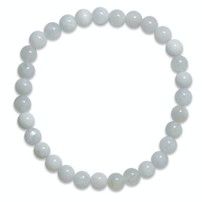 Bracciale per adulti in pietra naturale - Pietra di luna