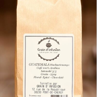 Guatemala SHB Huehuetenango Caffè Artigianale in Grano o Macinato - Chicco per Infuso Torrefattore