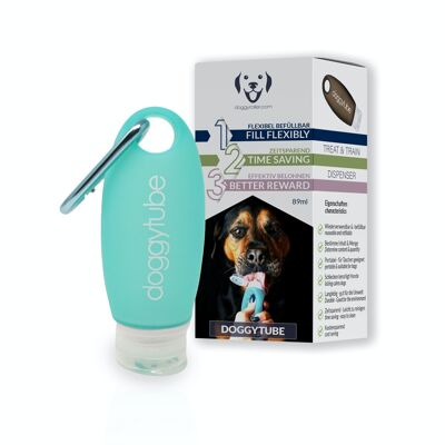 Doggytube turquoise - feeding tube for pets
