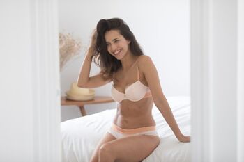 Soutien-gorge corbeille rose Rose 1