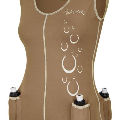 Ladyworks ladies TOP with bottle holder, cappuccino