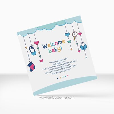 Willkommen Baby Card