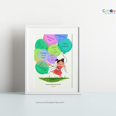 Affirmation Wall Art (various sizes) - Girl Lily