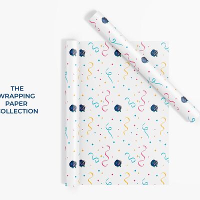 The Curious Berries Signature Wrapping Paper (White)