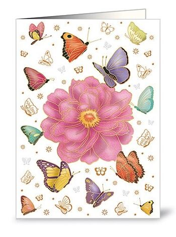Fleur et papillons (SKU: 9508)