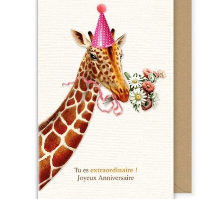 Tu es extraordinaire ! Joyeux anniversaire (SKU: GB454FR)