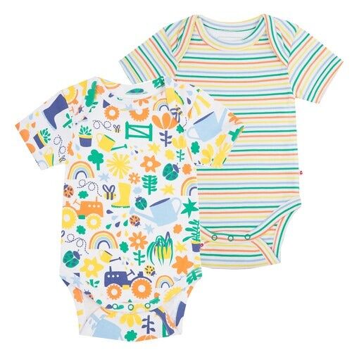 POTTING SHED BABY BODYSUITS - TWO PACK