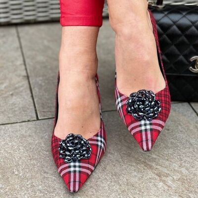 STATEMENT SHOE CLIPS CHICAGO (one pair)