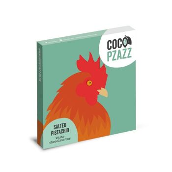 Collection de présentoirs à 2 niveaux de la gamme tendance de barres de chocolat Coco Pzazz 80g 2