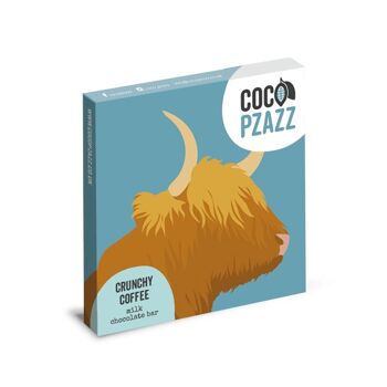 Collection de présentoirs à 2 niveaux de la gamme tendance de barres de chocolat Coco Pzazz 80g 5