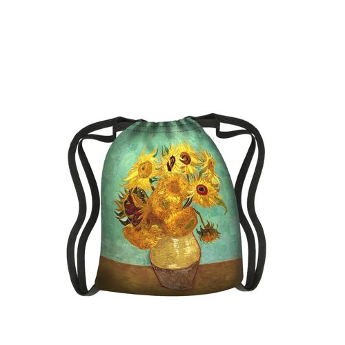 Zaino Girasoli In Canvas Linea Sacca Bertoni