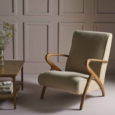 Jean armchair - linen