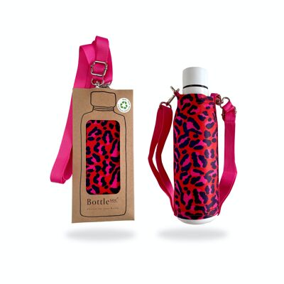 Pink Camo Water Bottle Sleeve