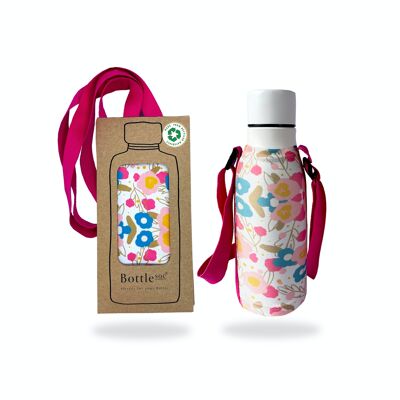 Wasserflaschenhülle mit Perriwinkle-Blume
