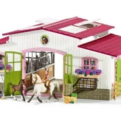 SCHLEICH - Horse Club - Equestrian center with rider and horses - ref: 42344